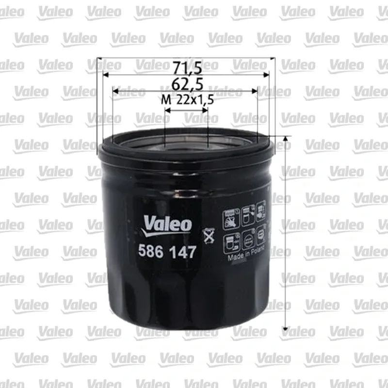 Yağ Filtresi VALEO 586147