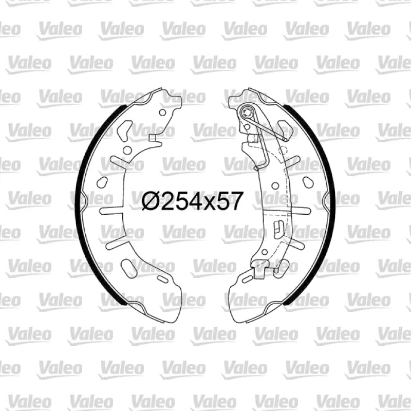 Fren Pabuçlu Balata Arka VALEO 564251 – Opel / Fiat