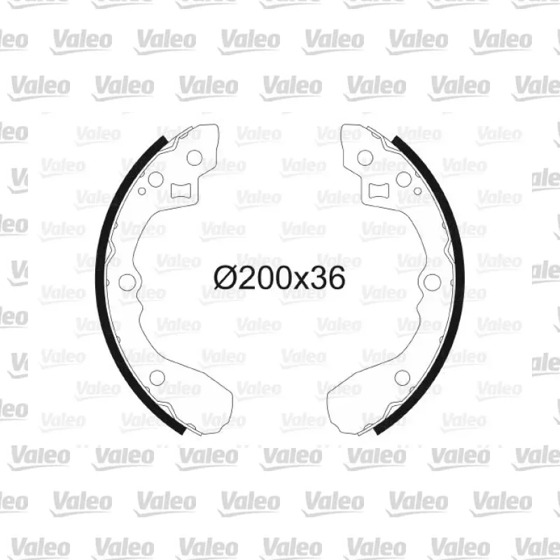 Kia Cerato 1.8 Arka Fren Pabucu – VALEO 562754