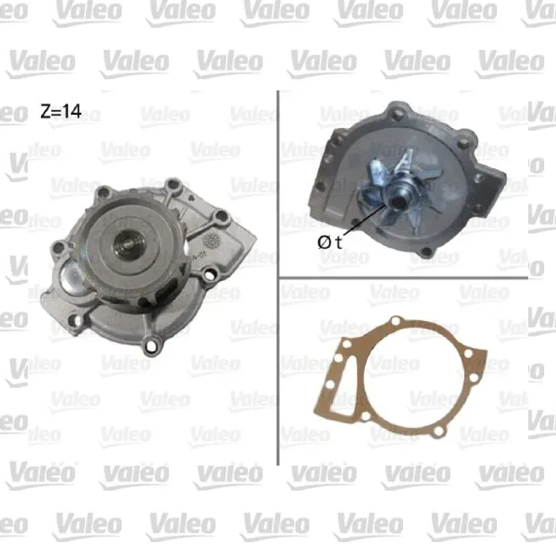 Devirdaim Su Pompası VALEO 506588 – Volvo V90 / S90