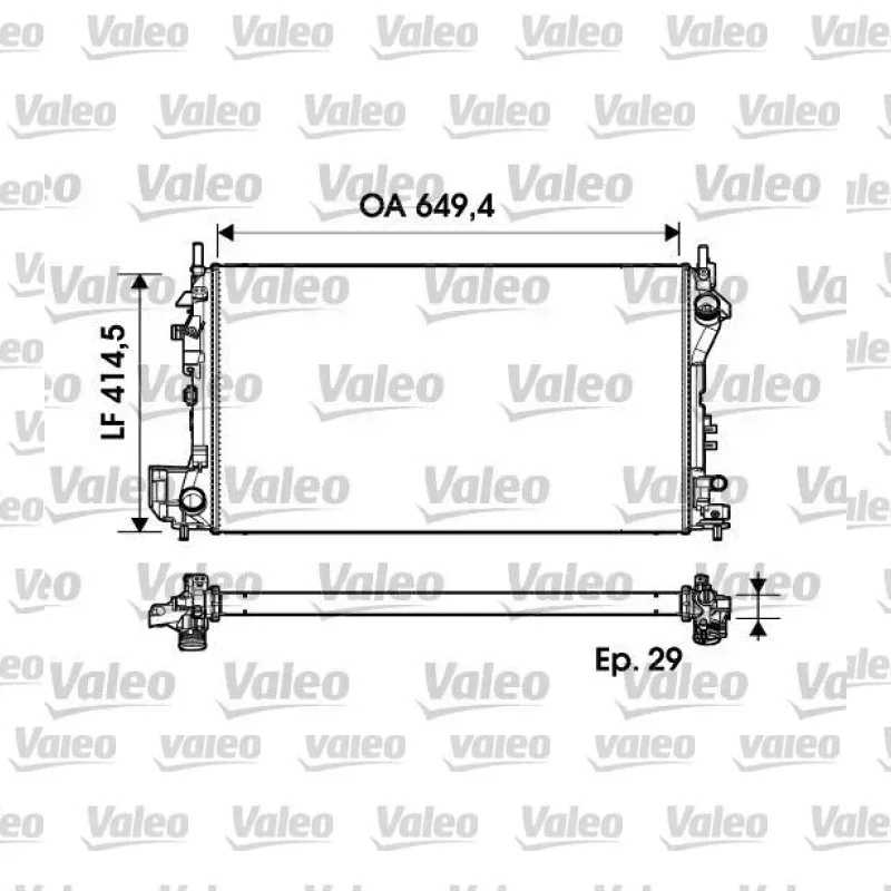 Opel Vectra 3.0 CDTI Su Radyatörü – VALEO 734302