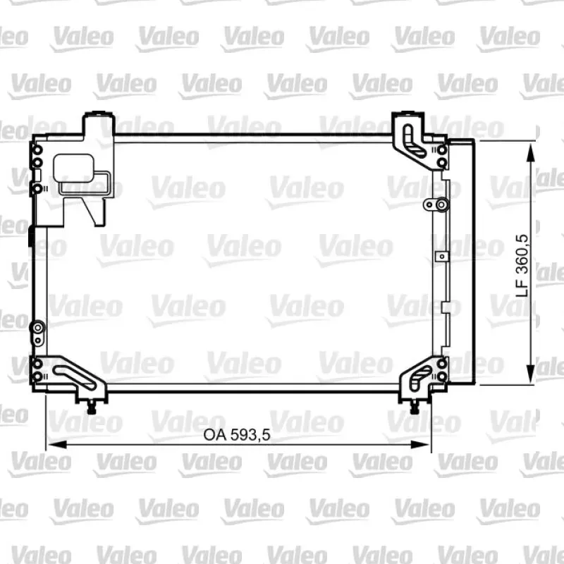 Klima Radyatörü VALEO 814271 – Toyota Corolla / Avensis
