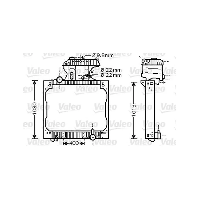 Motor Radyatörü VALEO 733429 – MAN TGA