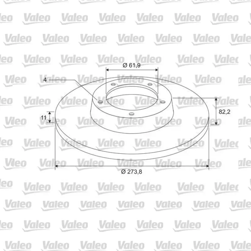Fren Disk Ayna Arka Sağ ve Sol VALEO 675406 – Renault Scenic