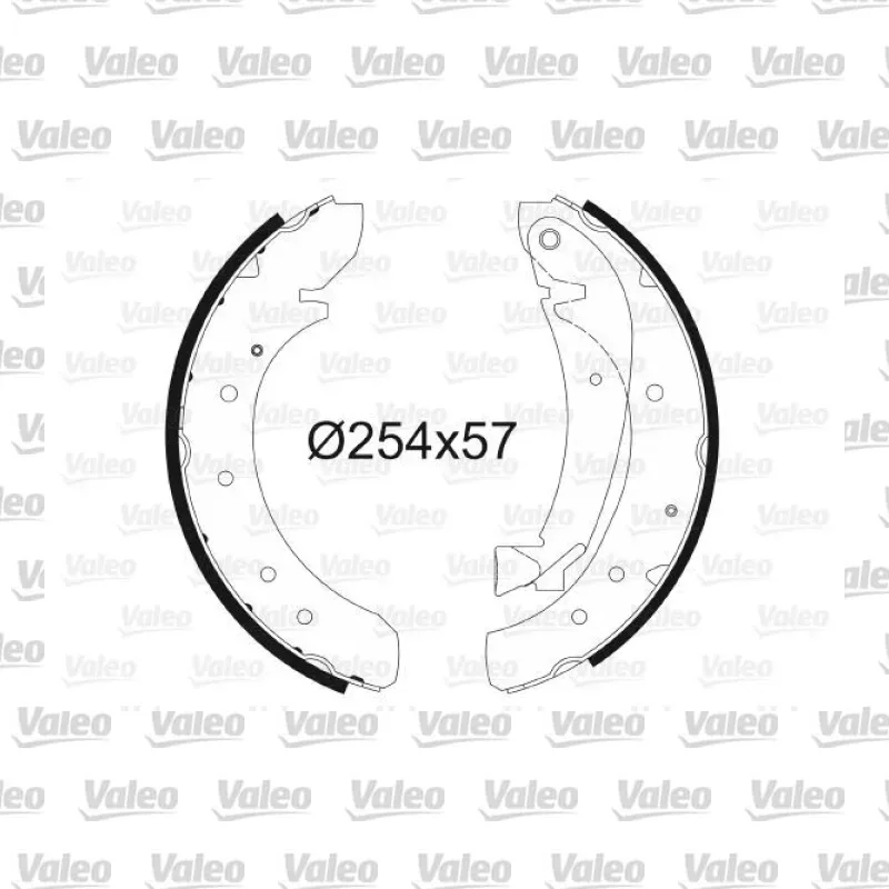 Fren Pabuçlu Balata Arka VALEO 562627