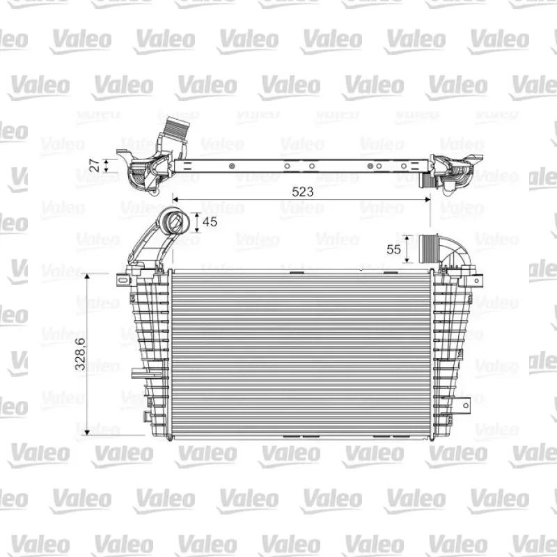 Opel Astra 1.7 CDTI Turbo Radyatörü – VALEO 818328