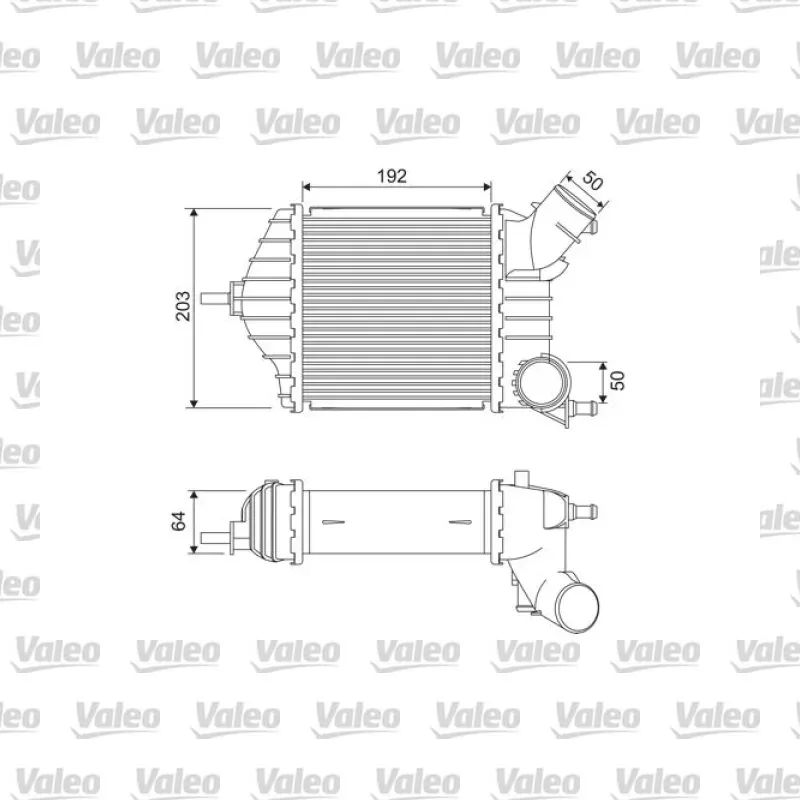 Fiat Punto 1.9 JTD Turbo Radyatörü – VALEO 818725