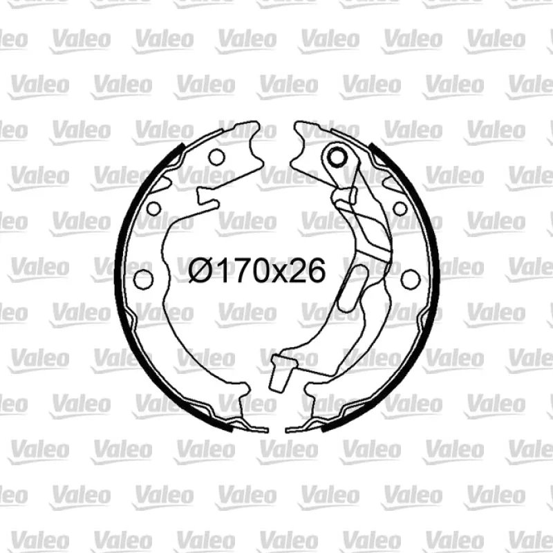 Fren Pabuçlu Balata Arka VALEO 564246 – Chevrolet Lacetti