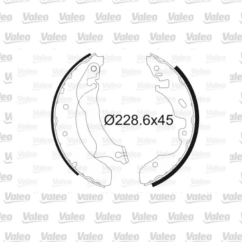 Fren Pabuçlu Balata Arka VALEO 562724 – Ford Mondeo