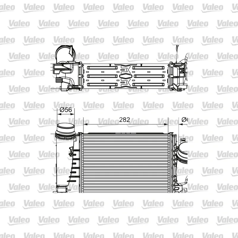 Turbo Radyatörü VALEO 817175 – Renault Megane / Talisman
