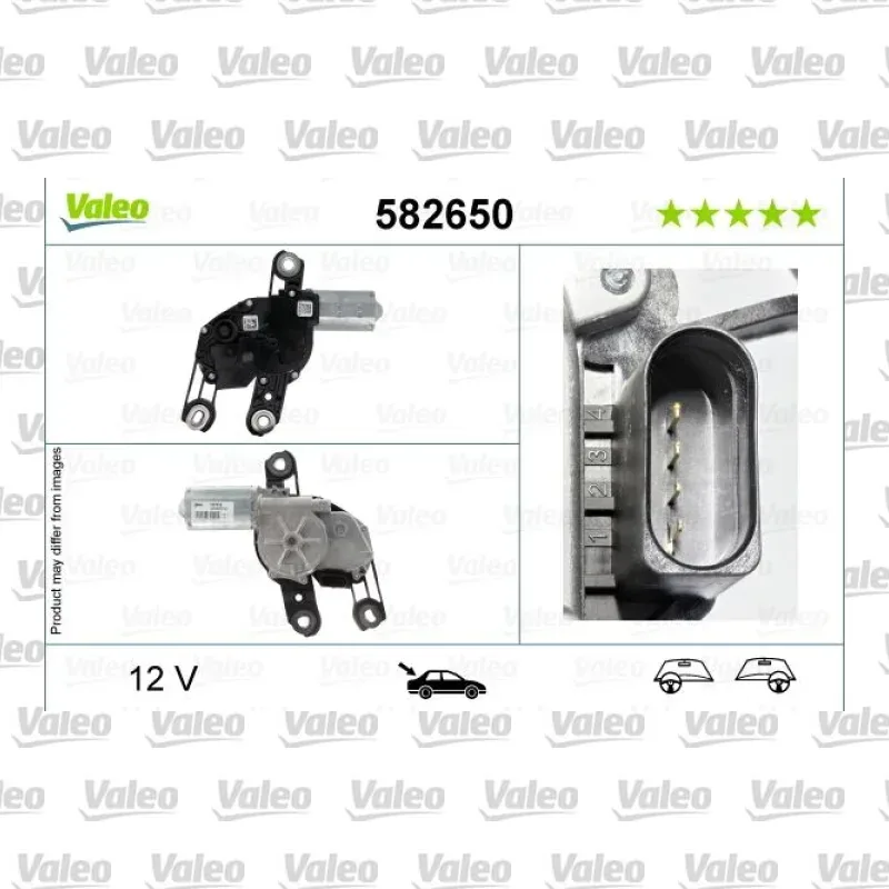 Silecek Mekanizma Motoru Arka VALEO 582650 – Seat Leon