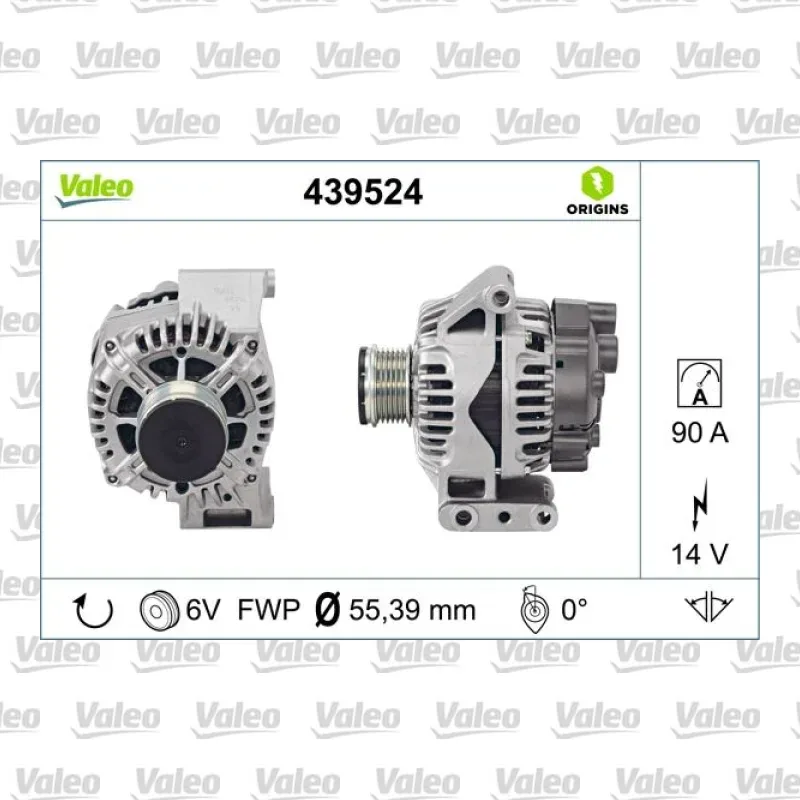 Alternatör VALEO 439524