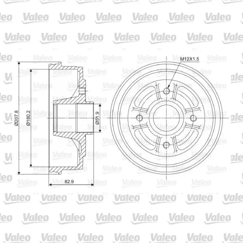 Kampana Arka Sağ veya Sol VALEO 237023 – Toyota Yaris