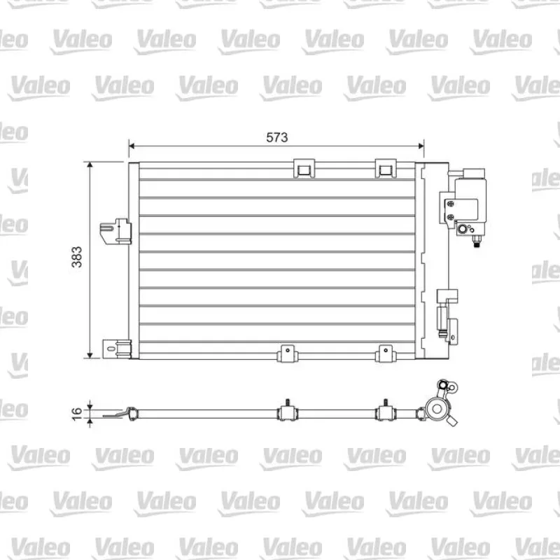 Klima Radyatörü VALEO 817505 – Opel Astra