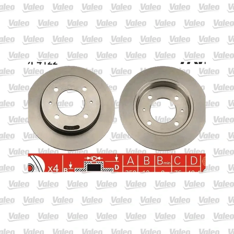 Fren Disk Ayna Arka Sağ ve Sol VALEO 197120 – Hyundai Elantra
