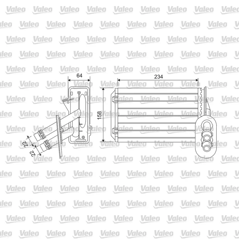 Kalorifer Radyatörü VALEO 811501