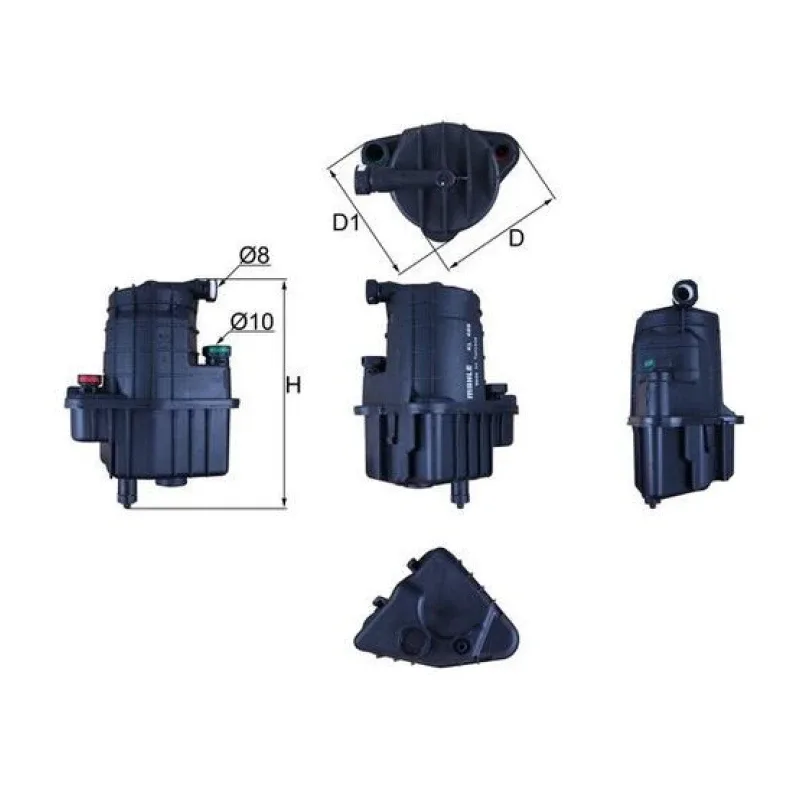 Renault Clio 1.5 Mazot Filtresi – MAHLE KL 469