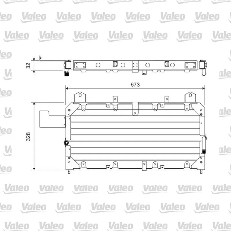Klima Radyatörü VALEO 814062 – Land Rover Range Rover / Discovery