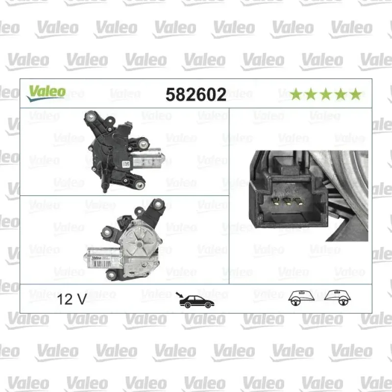 Silecek Mekanizma Motoru Arka VALEO 582602 – Renault / Dacia