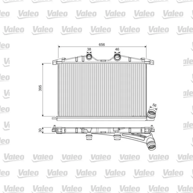 Turbo Radyatörü VALEO 818374 – Peugeot / Citroen