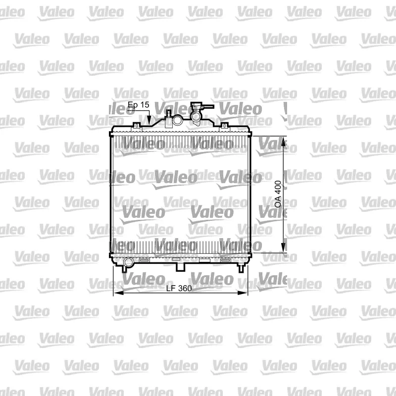 Su Radyatörü VALEO 735499 – Kia Picanto 1.0 / 1.1 CRDi