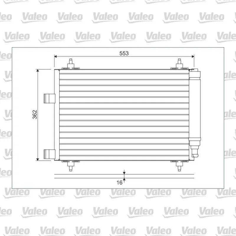 Klima Radyatörü VALEO 817526 – Peugeot / Citroen