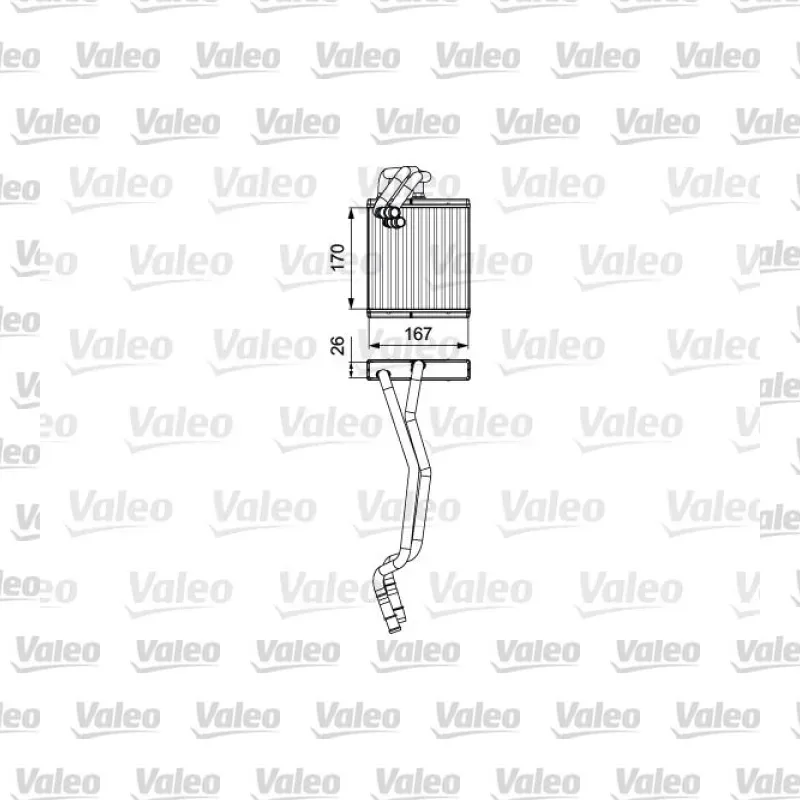 Kalorifer Radyatörü VALEO 811509 – Ford Fiesta