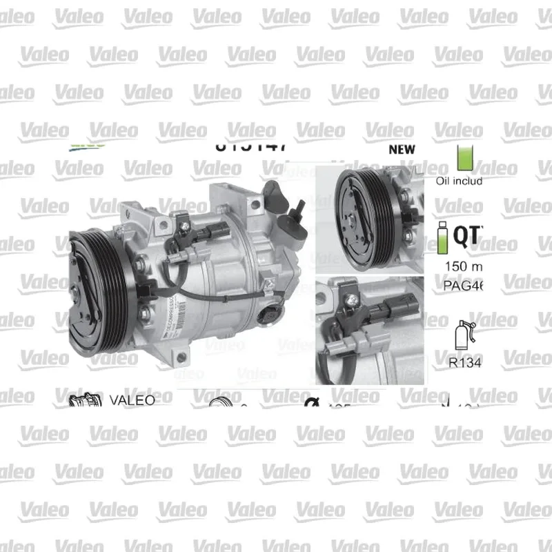 Klima Kompresörü VALEO 813147 – Renault Laguna / Latitude