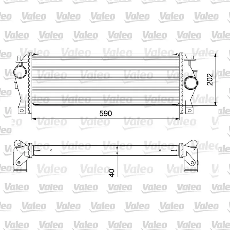 Turbo Radyatörü VALEO 818340 – Land Rover Defender 2.2 TD4 / 2.4 TD4