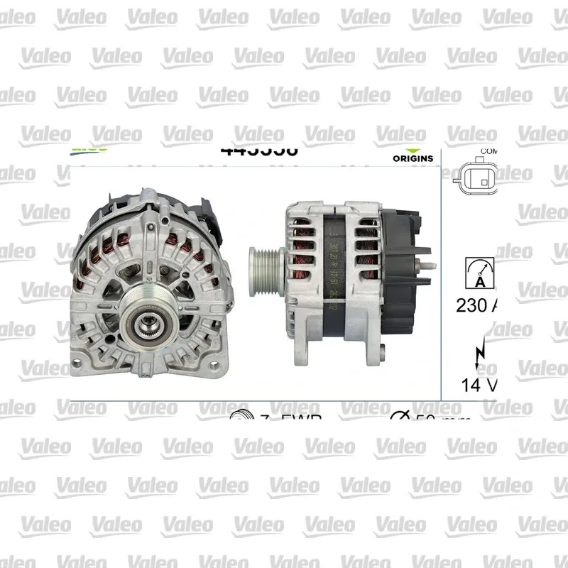 Renault Master 2.3 dCi Alternatör – VALEO 443338