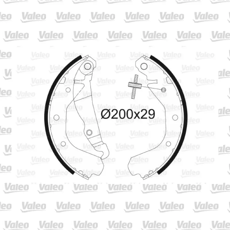 Fren Pabuçlu Balata Arka VALEO 562039 – Opel Corsa 1.4 / 1.6