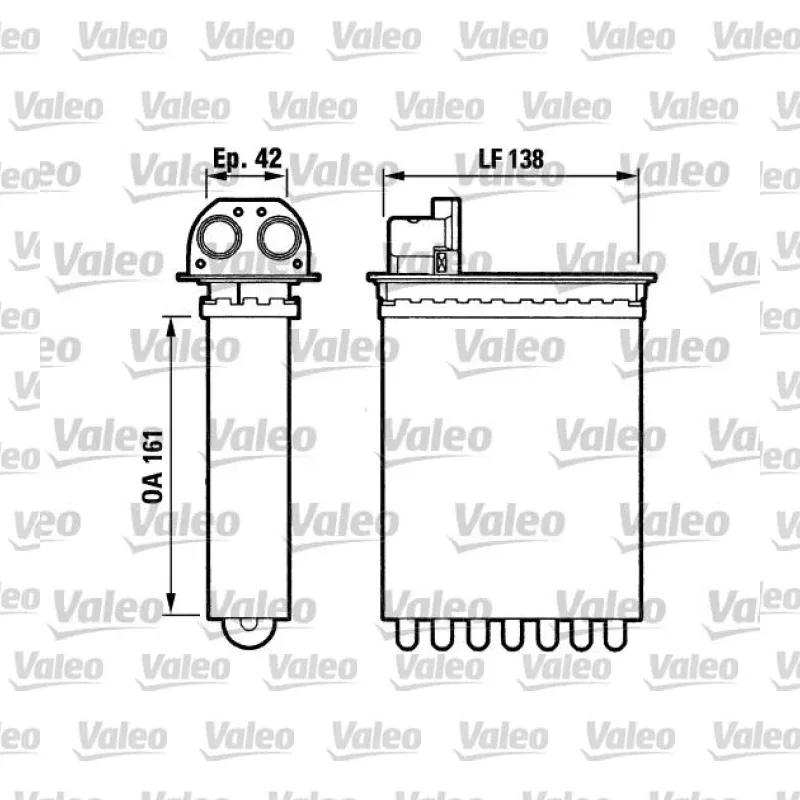 Kalorifer Radyatörü VALEO 812028 – Land Rover Freelander