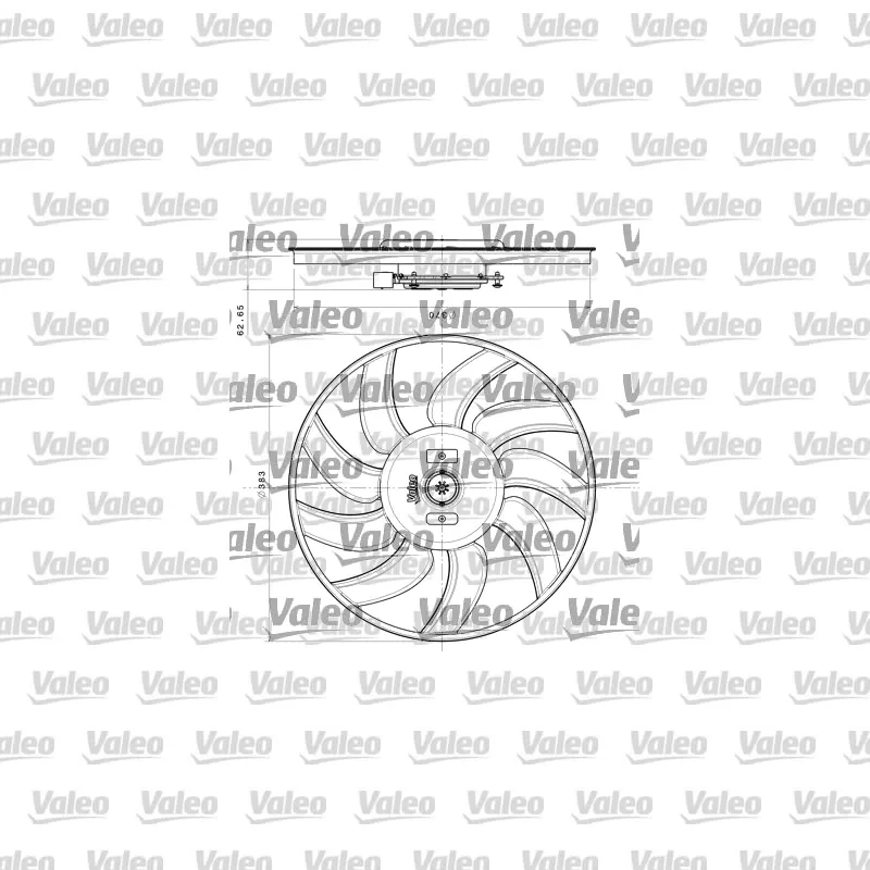 Radyatör Fan ve Motoru VALEO 696350 – Audi A4