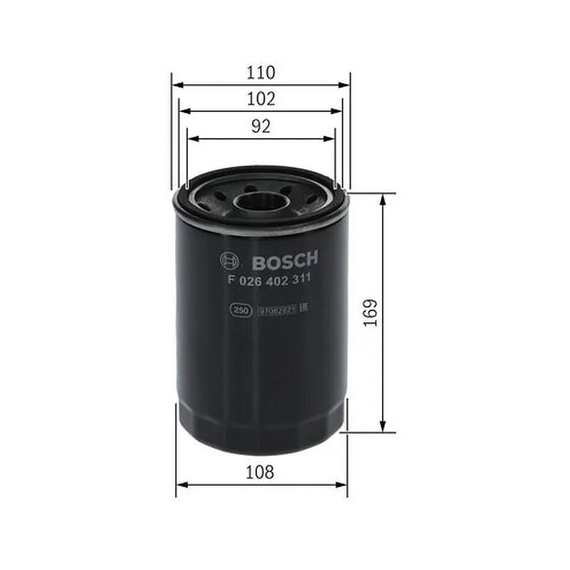 Yakıt Filtresi BOSCH F026402311 – Volvo / Renault Trucks