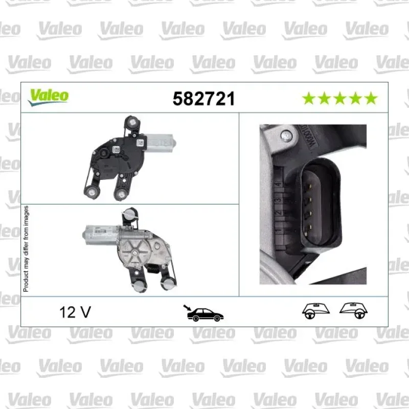 Silecek Mekanizma Motoru Arka VALEO 582721 – Volkswagen Golf