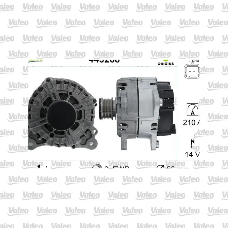 Alternatör VALEO 443268 – Renault Clio