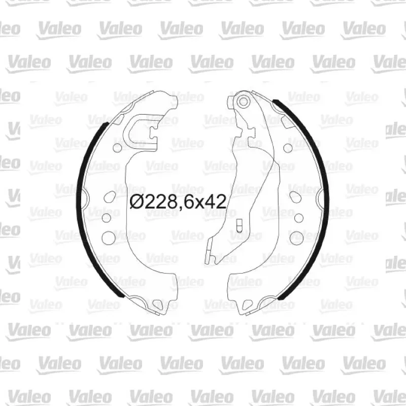 Fren Pabuçlu Balata Arka VALEO 564192 – Seat / Skoda