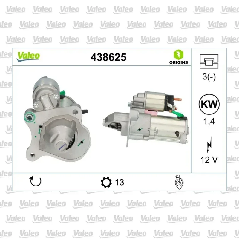 Marş Dinamosu VALEO 438625 – Ford Transit Connect / Tourneo Connect