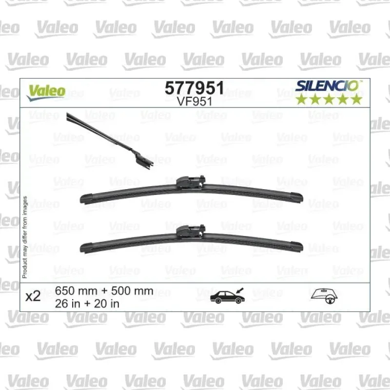 Silecek Süpürgesi Ön VALEO 577951 – BMW X3 / X4