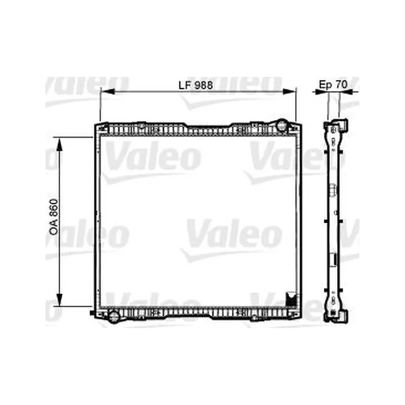 Scania R 380 Motor Radyatörü – VALEO 733540
