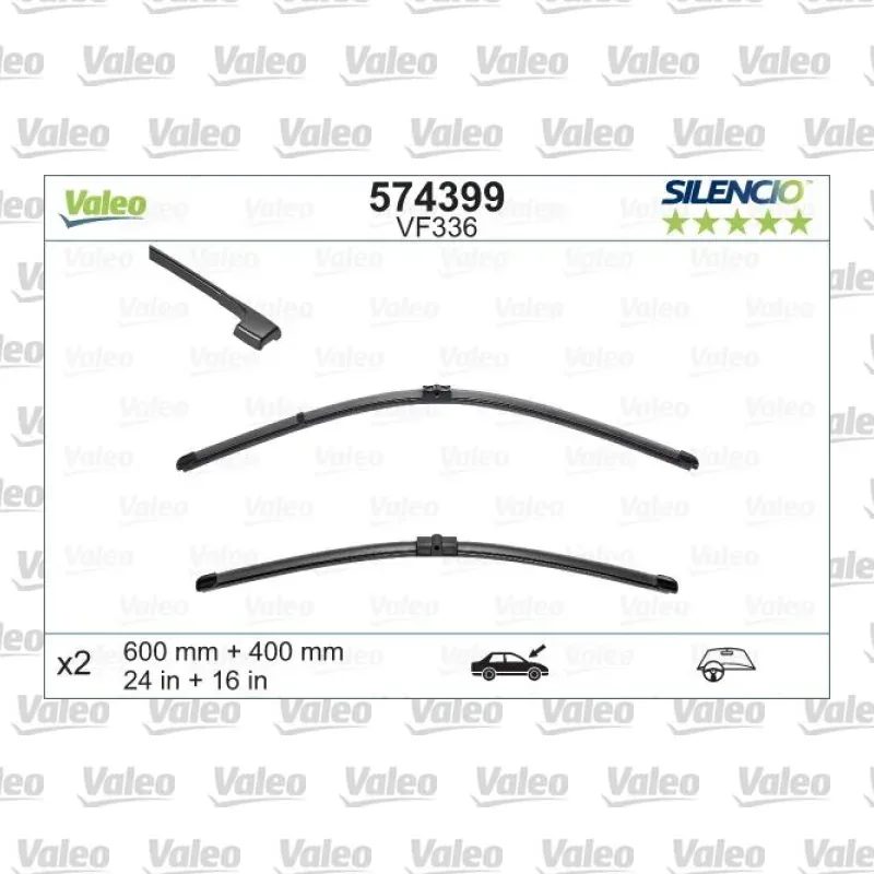 Silecek Süpürgesi Ön VALEO 574399 – BMW 320i