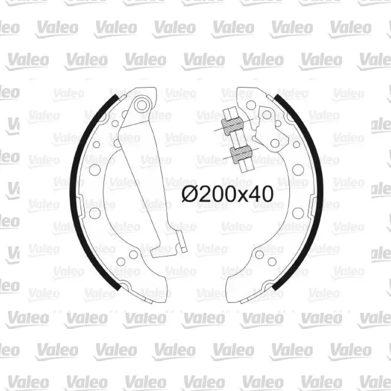Fren Pabuçlu Balata Arka VALEO 562080