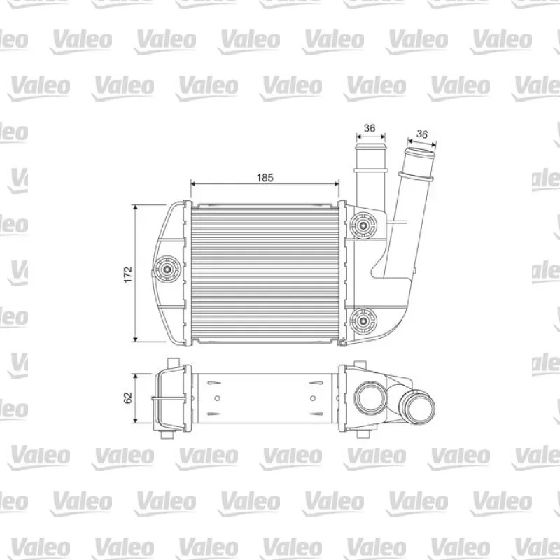 Fiat Panda 1.3 MultiJet Turbo Radyatörü – VALEO 818310
