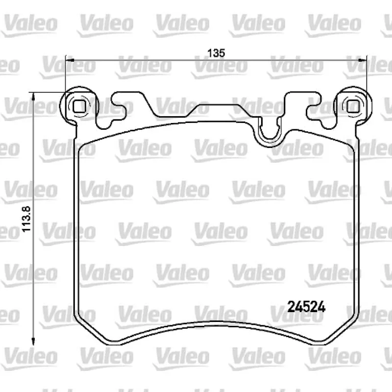 Fren Disk Balata Ön VALEO 671669 – BMW X5 / X6