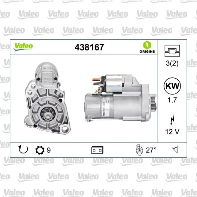 Marş Dinamosu VALEO 438167 – Audi A8 3.7 / 4.0 TDI
