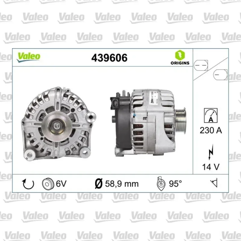 Alternatör VALEO 439606 – BMW X5 / X6