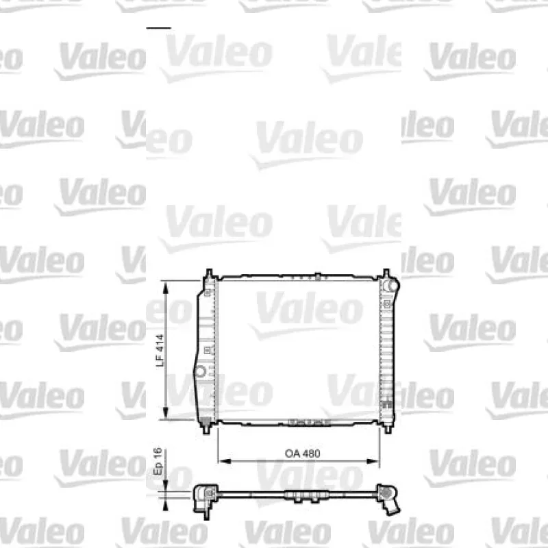 Su Radyatörü VALEO 735157 – Chevrolet Aveo