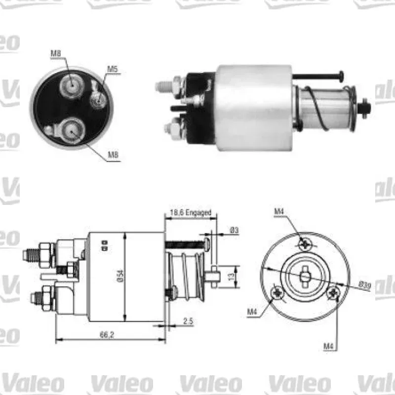 Marş Otomatiği VALEO 594183 – Peugeot / Citroen