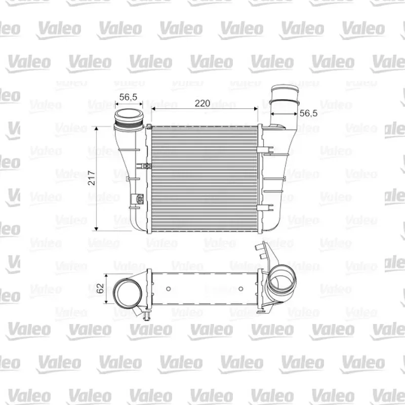 Audi A4 2.0 TDI Turbo Radyatörü – VALEO 818669