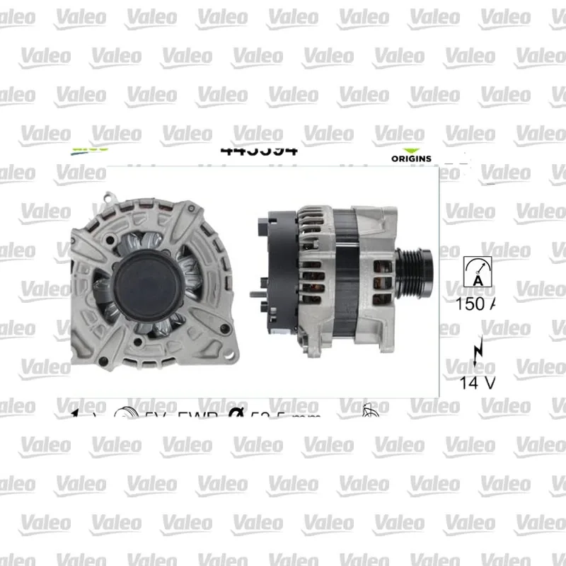 Alternatör VALEO 443394 – Mercedes-Benz A 180